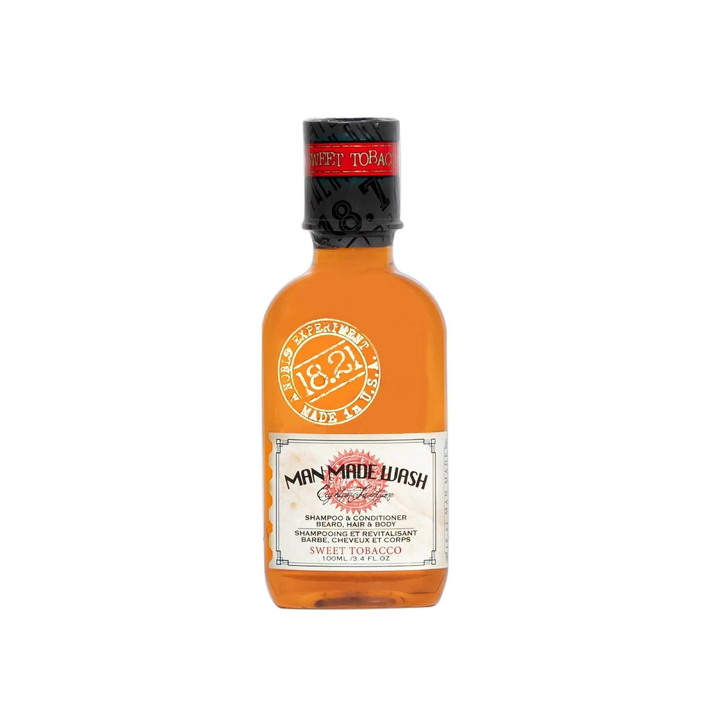 18.21 Man made. shampoing et revitalisant cheveux barbe et corps - Oli & Eve | Boutique capillaire végane et sans cruauté
