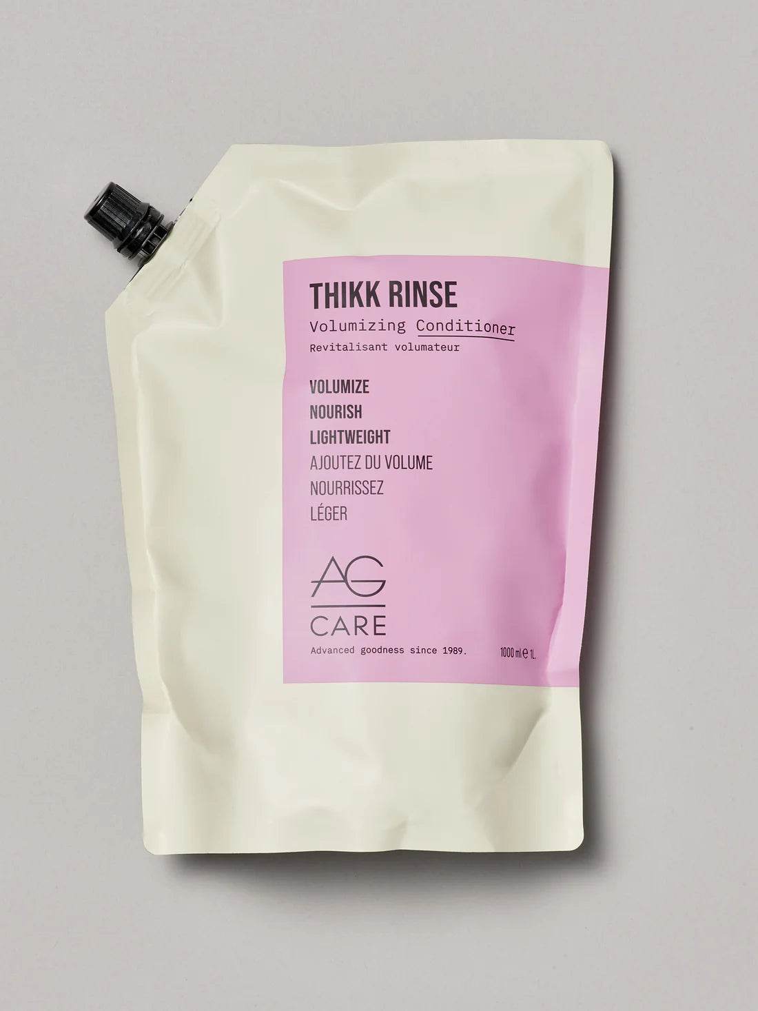 AG care. revitalisant volumateur Thikk rinse - Oli & Eve | Boutique capillaire végane et sans cruauté