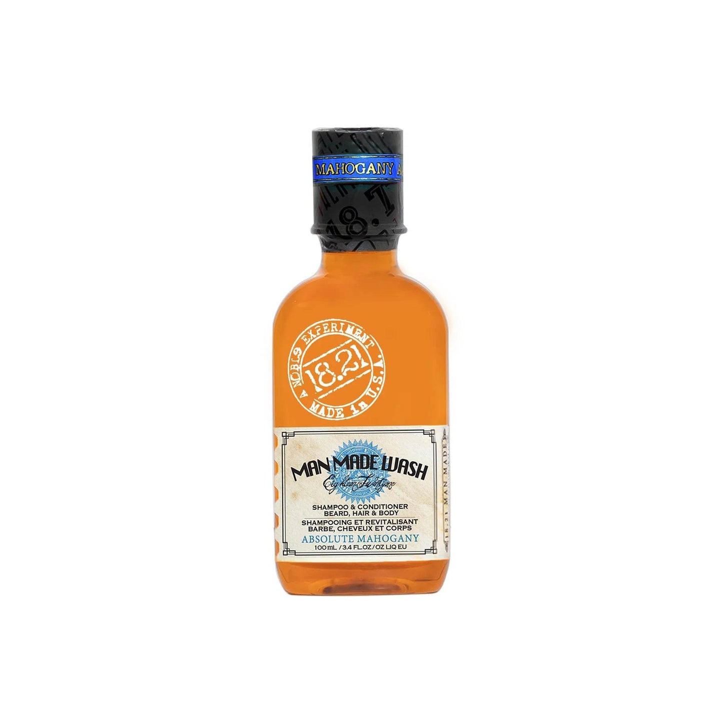 18.21 Man made. shampoing et revitalisant cheveux barbe et corps - Oli & Eve | Boutique capillaire végane et sans cruauté
