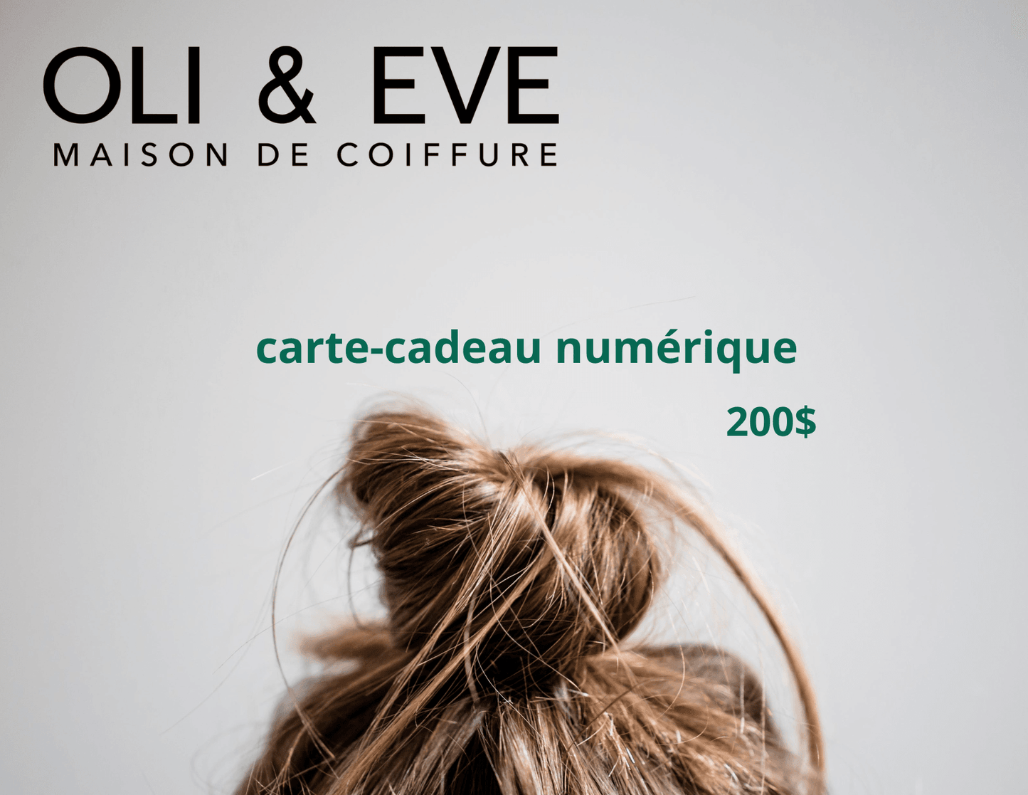 Carte-cadeau Oli & Eve - Oli & Eve | Boutique capillaire végane et sans cruauté