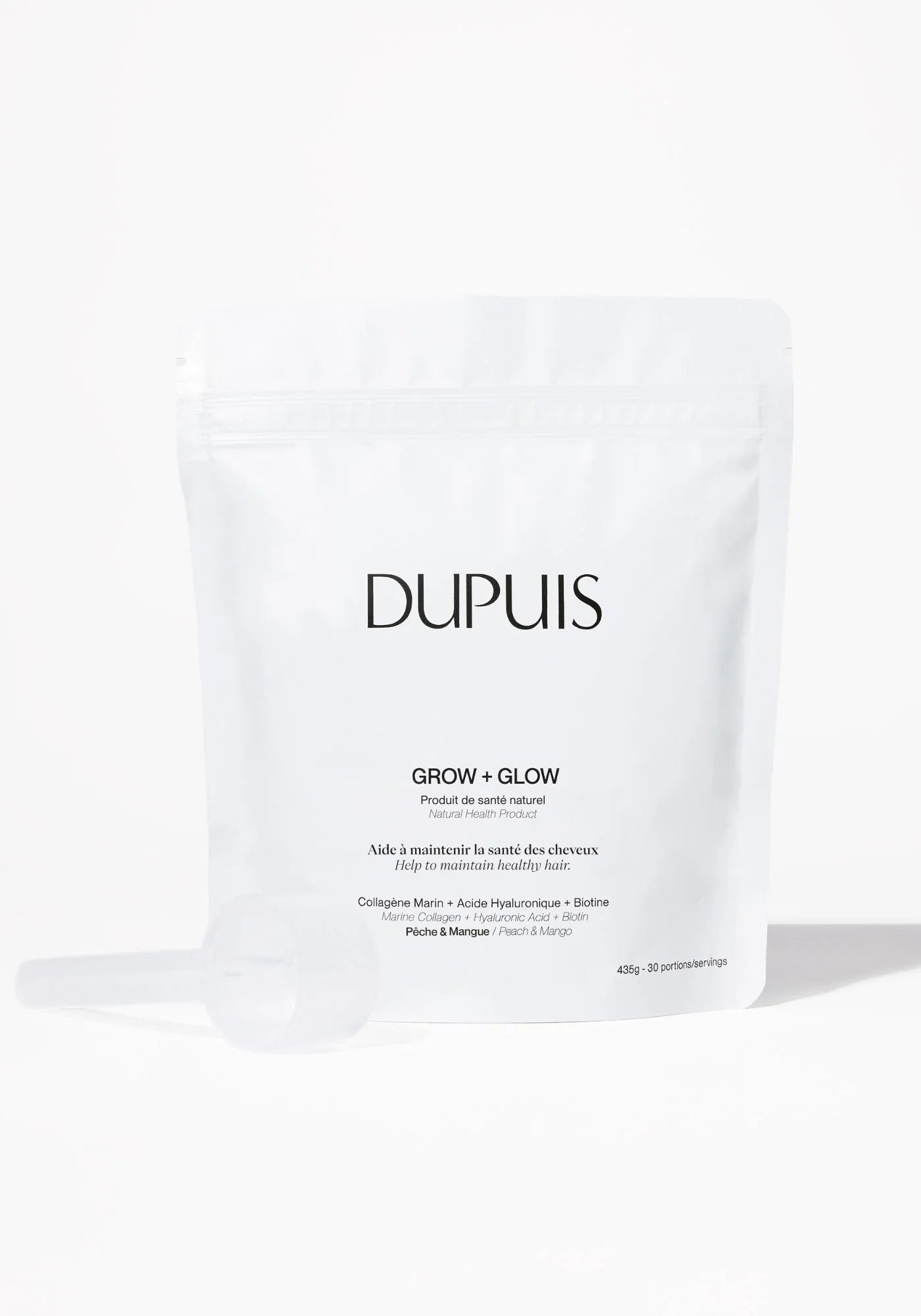 DUPUIS. grow & glow Le supplément capillaire force & éclat