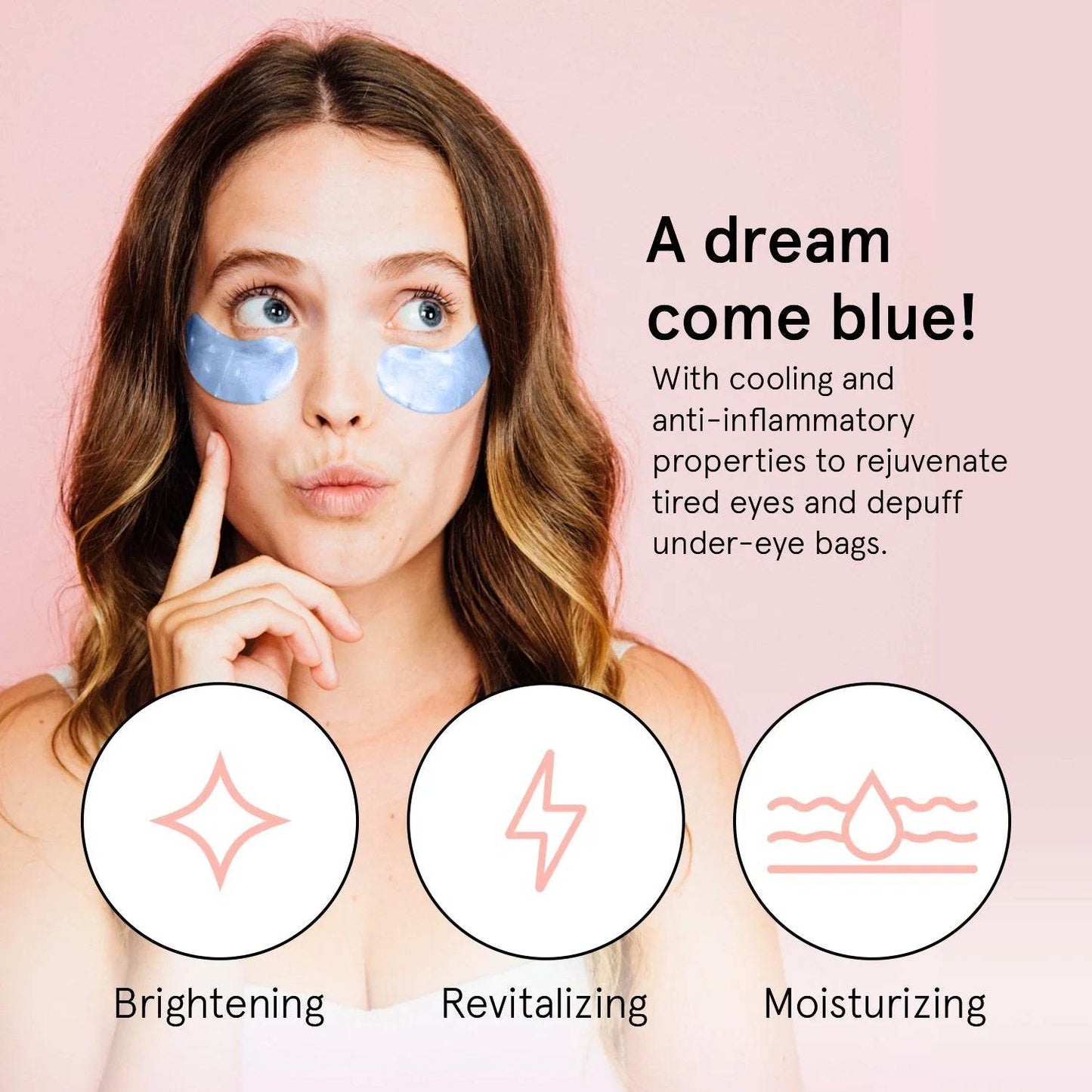 grace & stella. masques bleus illuminants pour les yeux - Oli & Eve | Boutique capillaire végane et sans cruauté