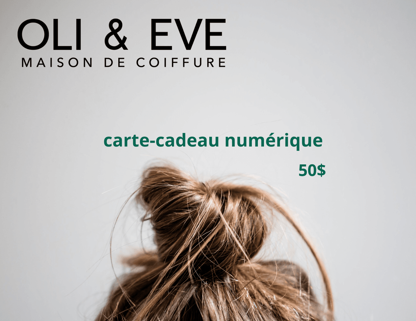 Carte-cadeau Oli & Eve - Oli & Eve | Boutique capillaire végane et sans cruauté