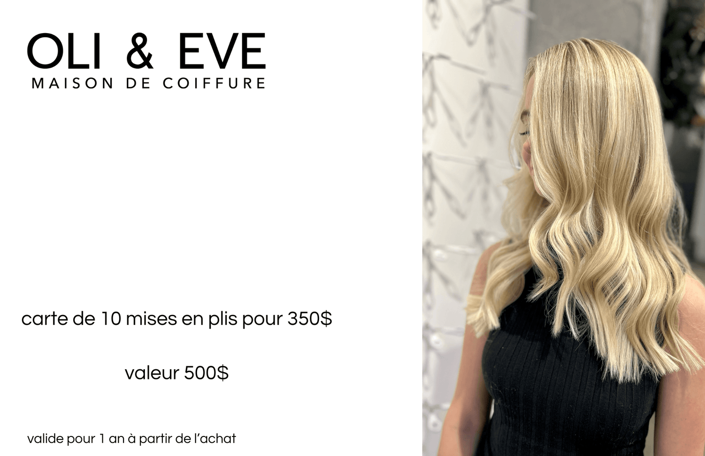 Carte de 10 mises en plis - Oli & Eve | Boutique capillaire végane et sans cruauté