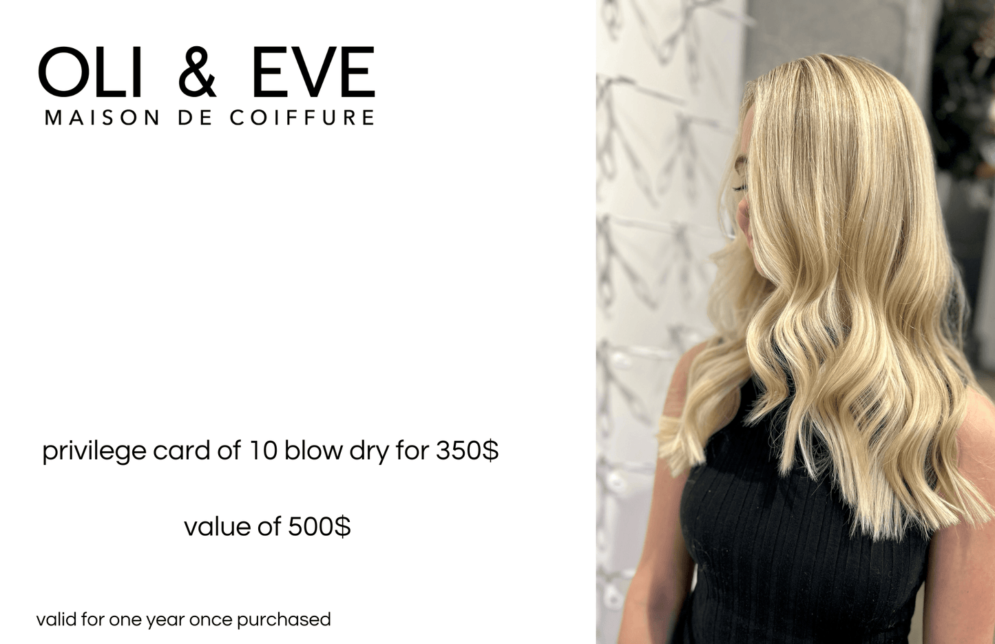 Carte de 10 mises en plis - Oli & Eve | Boutique capillaire végane et sans cruauté
