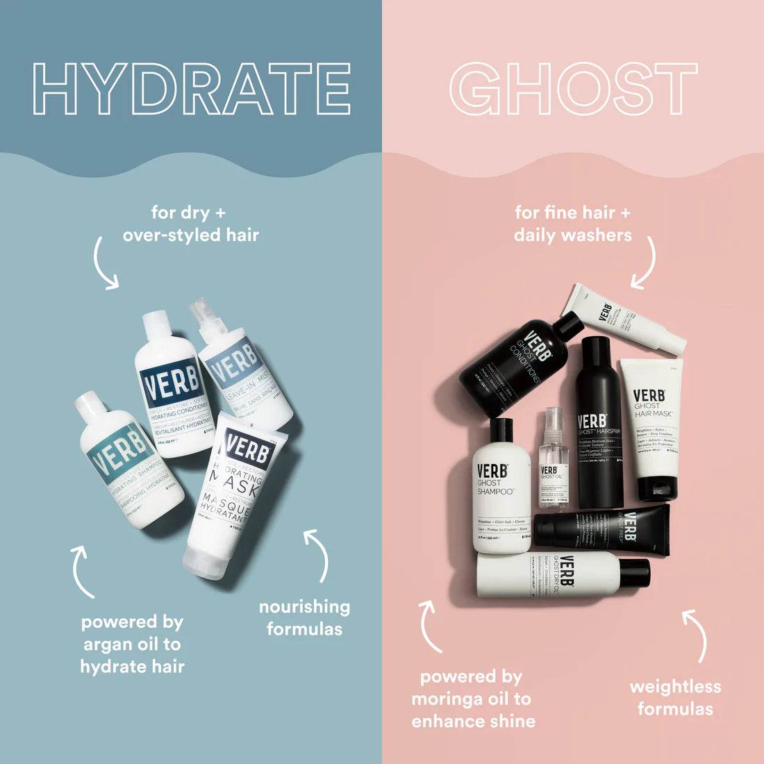 Verb. crème pré-coiffage protectrice Ghost 120 ml - Oli & Eve | Boutique capillaire végane et sans cruauté