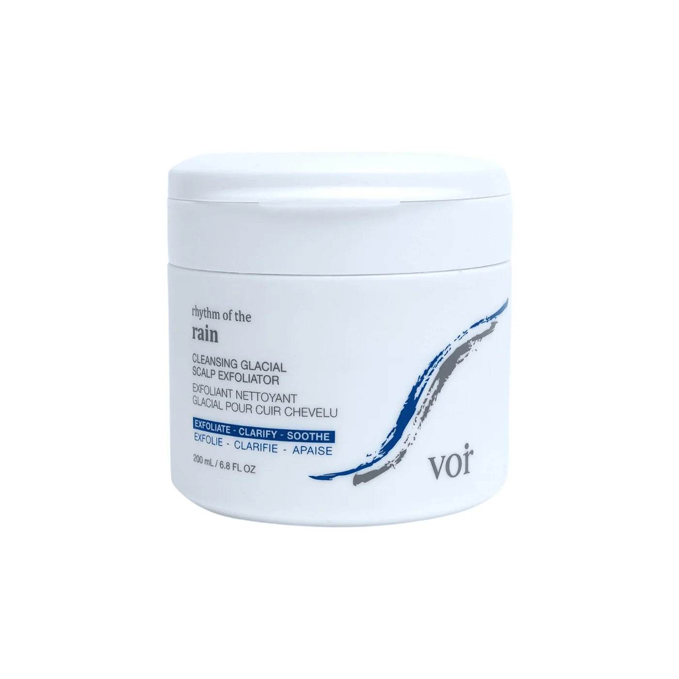 Voir. exfoliant nettoyant cuir chevelu Rythm of the Rain 200 ml - Oli & Eve | Boutique capillaire végane et sans cruauté