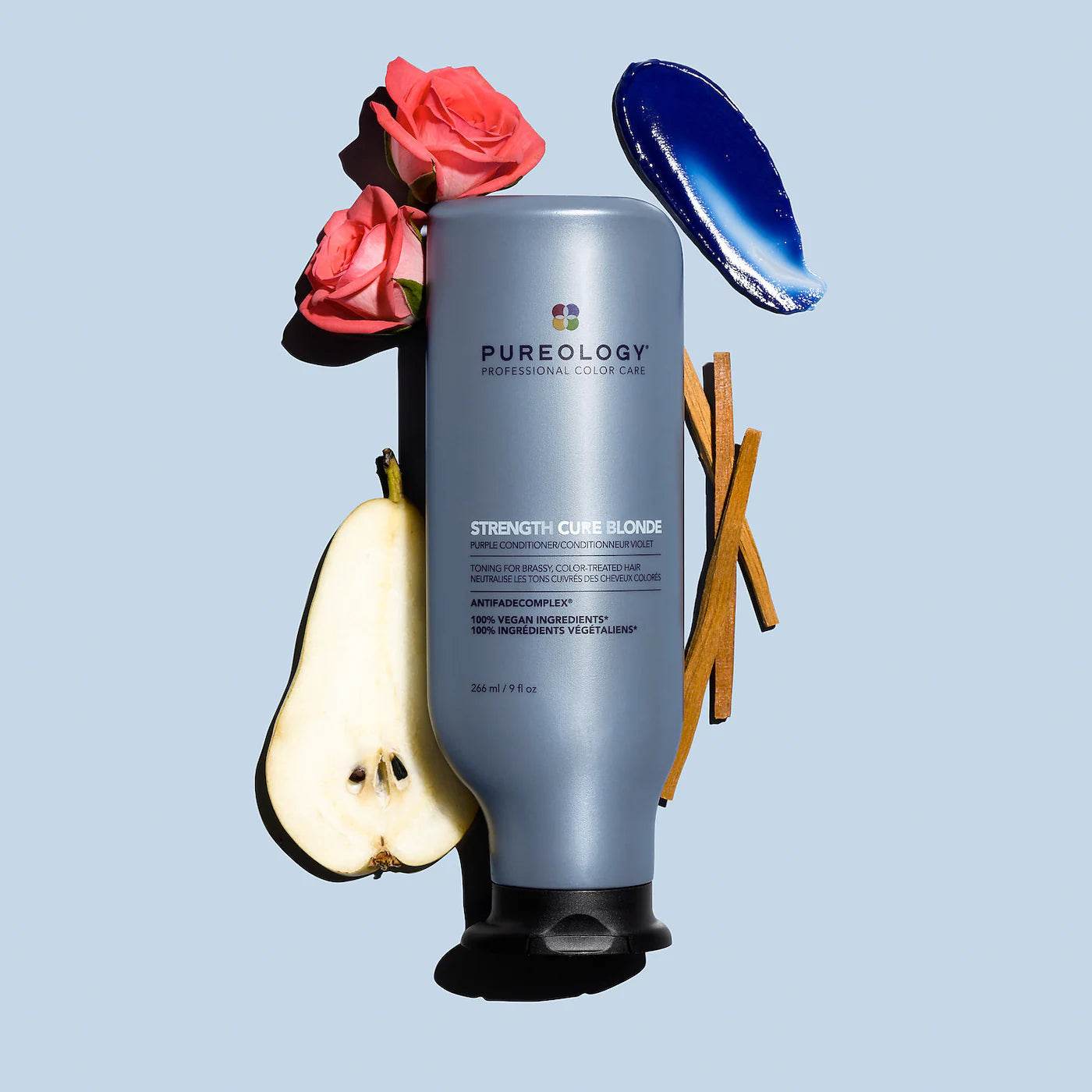 Pureology. revitalisant violet après-shampoing Strength cure 266 ml - Oli & Eve | Boutique capillaire végane et sans cruauté