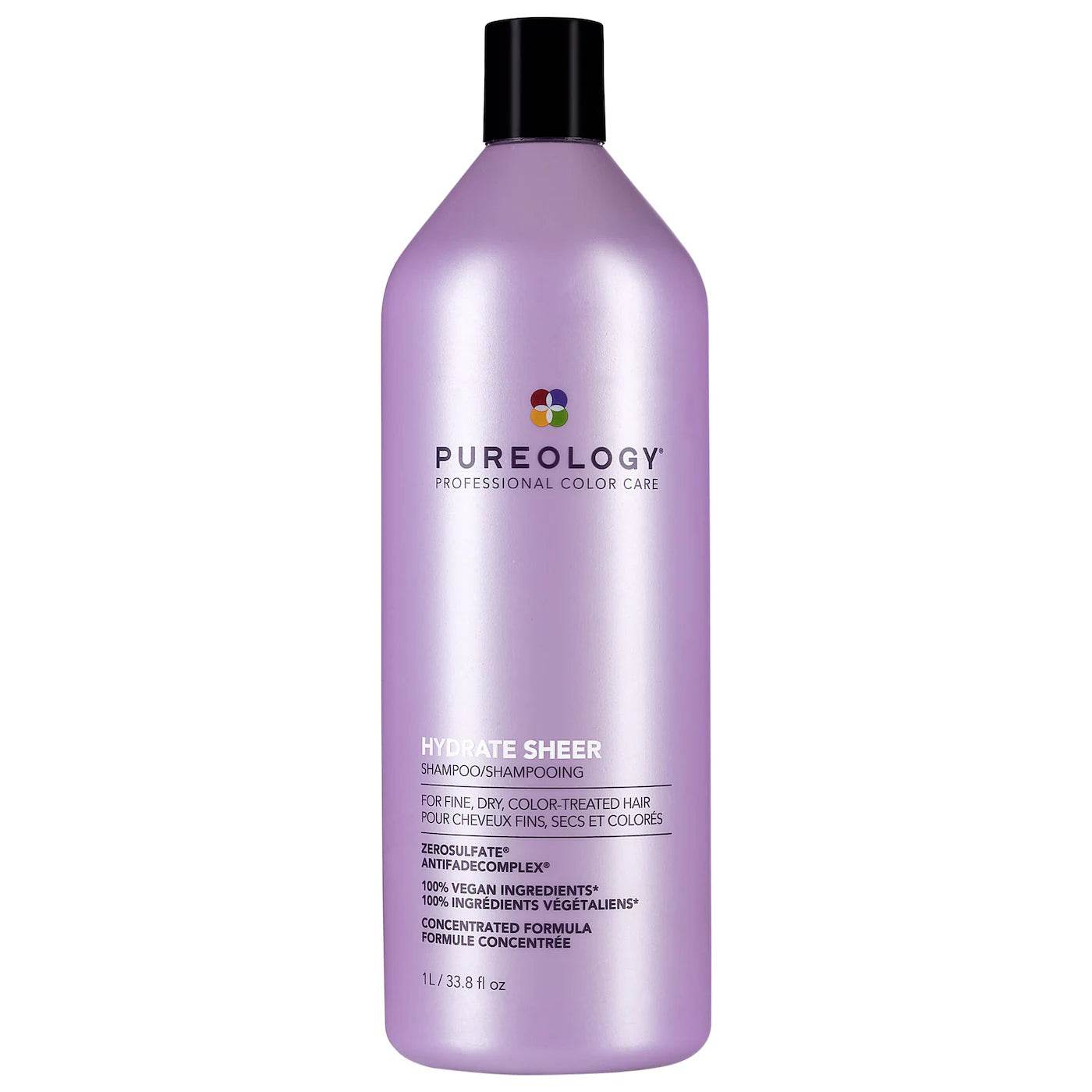 Pureology. shampoing hydratant cheveux fins Hydrate Sheer - Oli & Eve | Boutique capillaire végane et sans cruauté