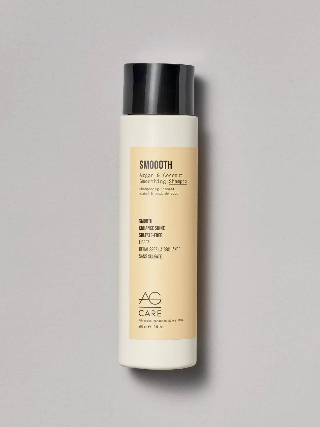 AG care. shampoing lissant à l'argan et noix de coco Smooth - Oli & Eve | Boutique capillaire végane et sans cruauté 