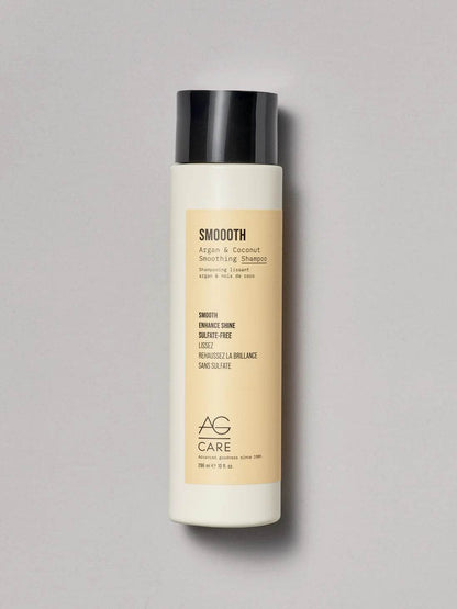 AG care. shampoing lissant à l'argan et noix de coco Smooth - Oli & Eve | Boutique capillaire végane et sans cruauté 