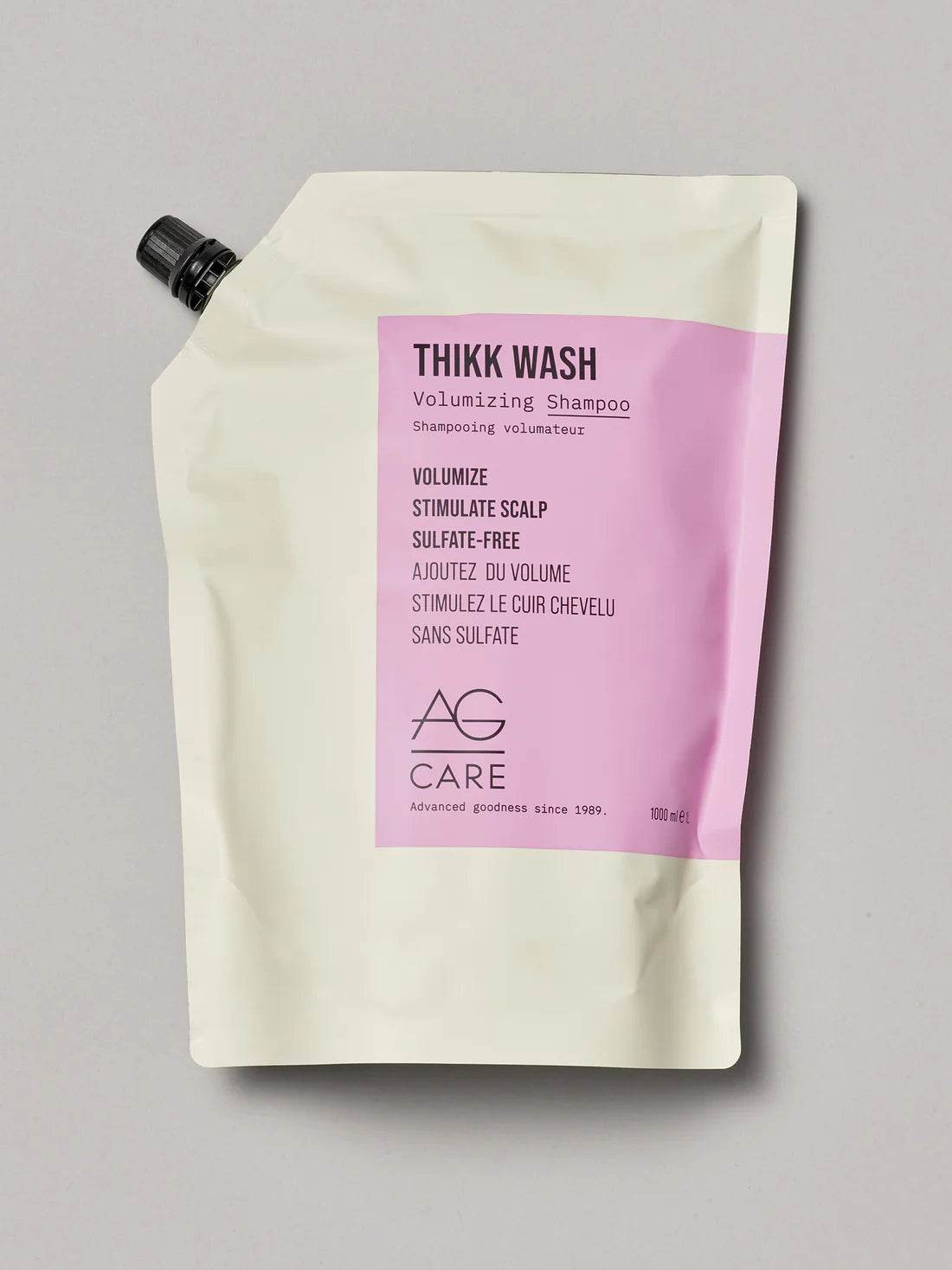 AG care. shampoing volumateur Thikk wash - Oli & Eve | Boutique capillaire végane et sans cruauté 