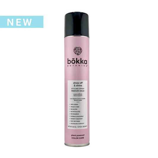 Bokka Botanika. laque coiffante tenue moyenne Show off & shine 500 ml