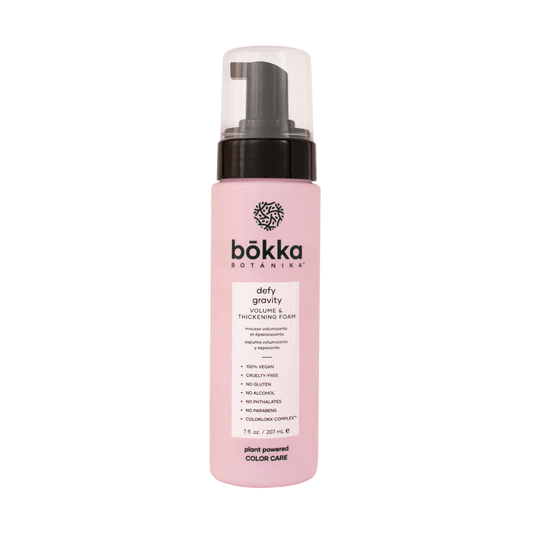 Bōkka Botanika. mousse volumisante Defy Gravity 207 ml - Oli & Eve | Boutique capillaire végane et sans cruauté 