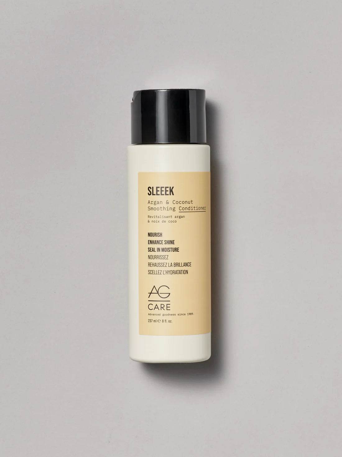 AG care. revitalisant hydratant lissant à l'argan et noix de coco Sleeek - Oli & Eve | Boutique capillaire végane et sans cruauté 