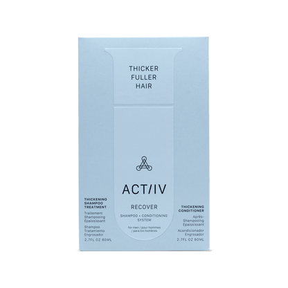 ACTIIV. duo shampoing et revitalisant format voyage Recover 2 x 60 ml - Oli & Eve | Boutique capillaire végane et sans cruauté 