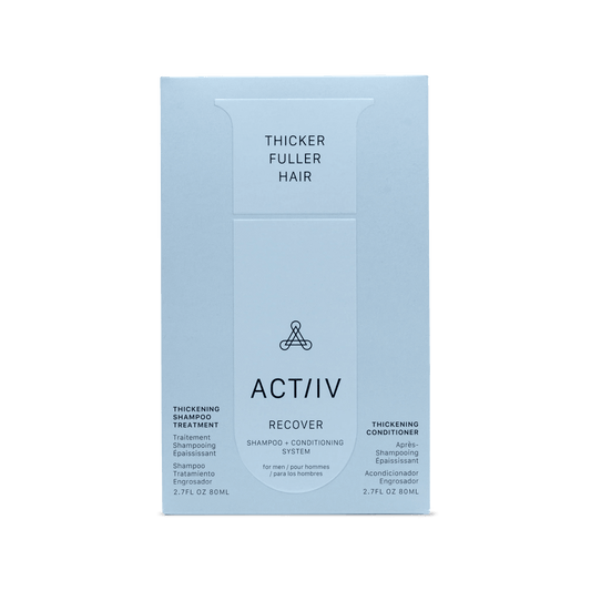 ACTIIV. duo shampoing et revitalisant format voyage Recover 2 x 60 ml - Oli & Eve | Boutique capillaire végane et sans cruauté 