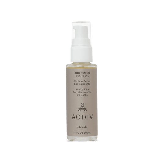 ACTIIV. huile à barbe épaississante classique 30 ml - Oli & Eve | Boutique capillaire végane et sans cruauté 