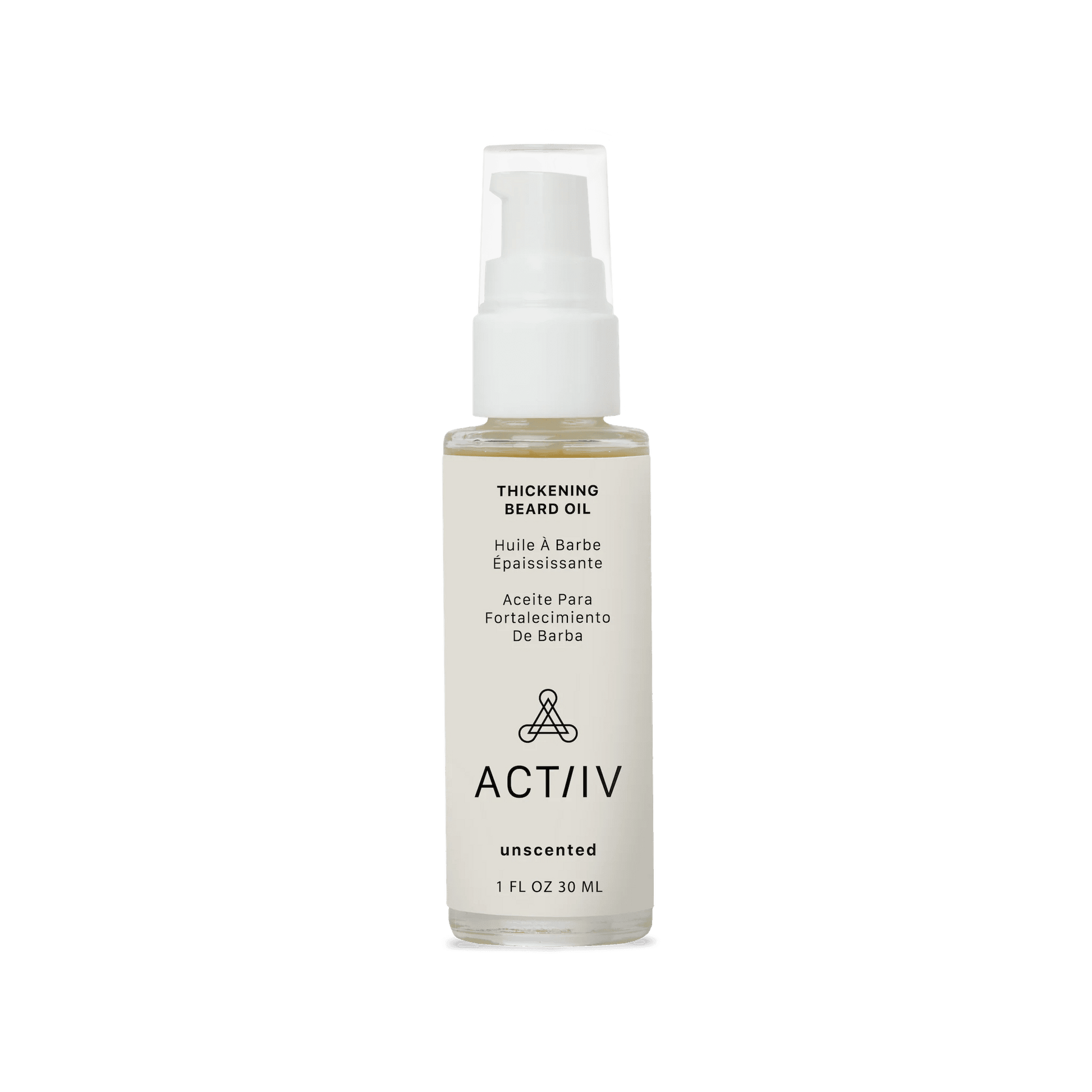 ACTIIV. huile à barbe épaississante sans odeur 30 ml - Oli & Eve | Boutique capillaire végane et sans cruauté 
