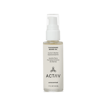 ACTIIV. huile à barbe épaississante sans odeur 30 ml - Oli & Eve | Boutique capillaire végane et sans cruauté 
