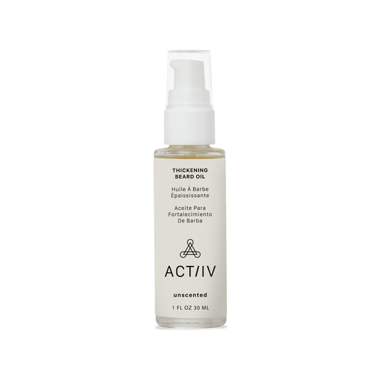 ACTIIV. huile à barbe épaississante sans odeur 30 ml - Oli & Eve | Boutique capillaire végane et sans cruauté 