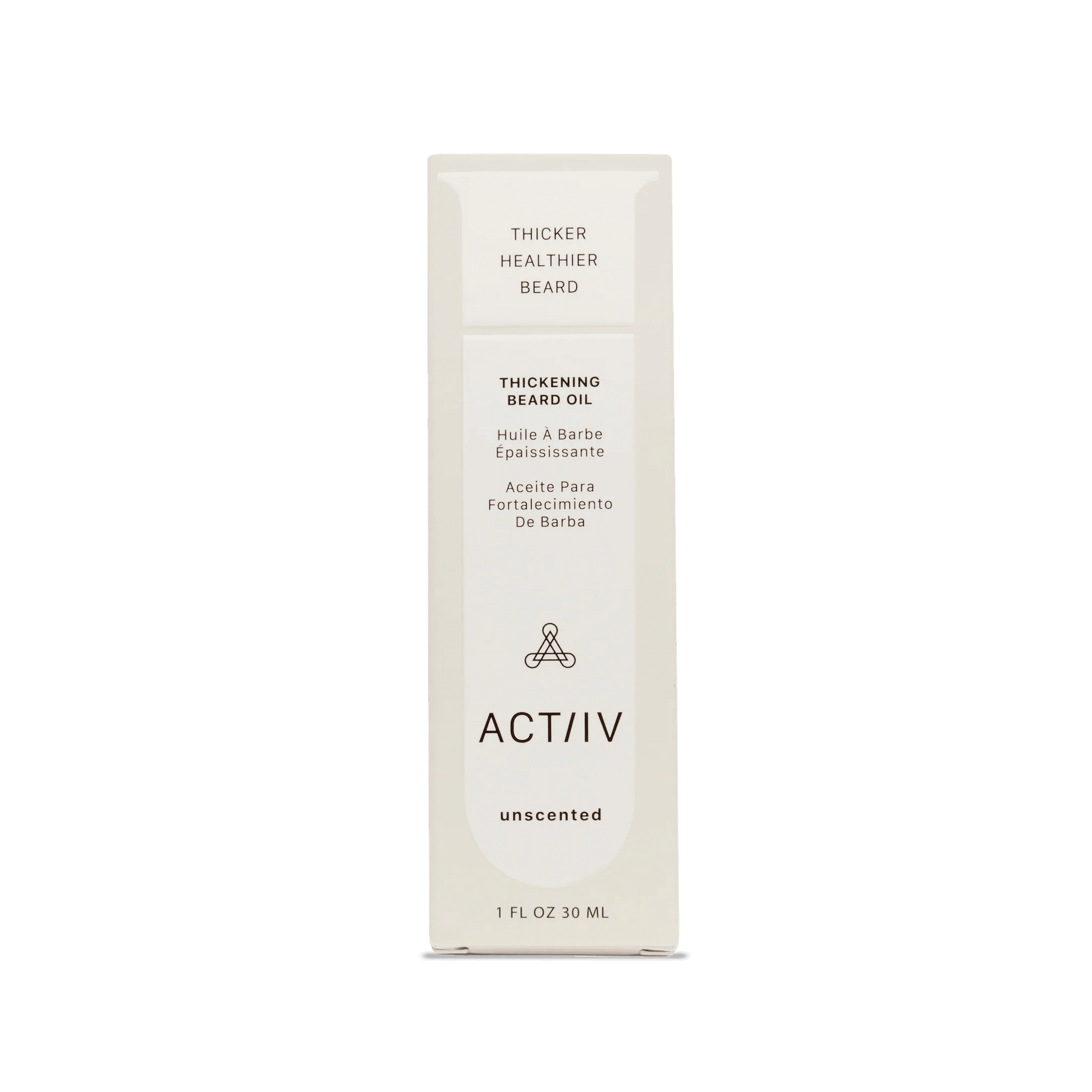 ACTIIV. huile à barbe épaississante sans odeur 30 ml - Oli & Eve | Boutique capillaire végane et sans cruauté 