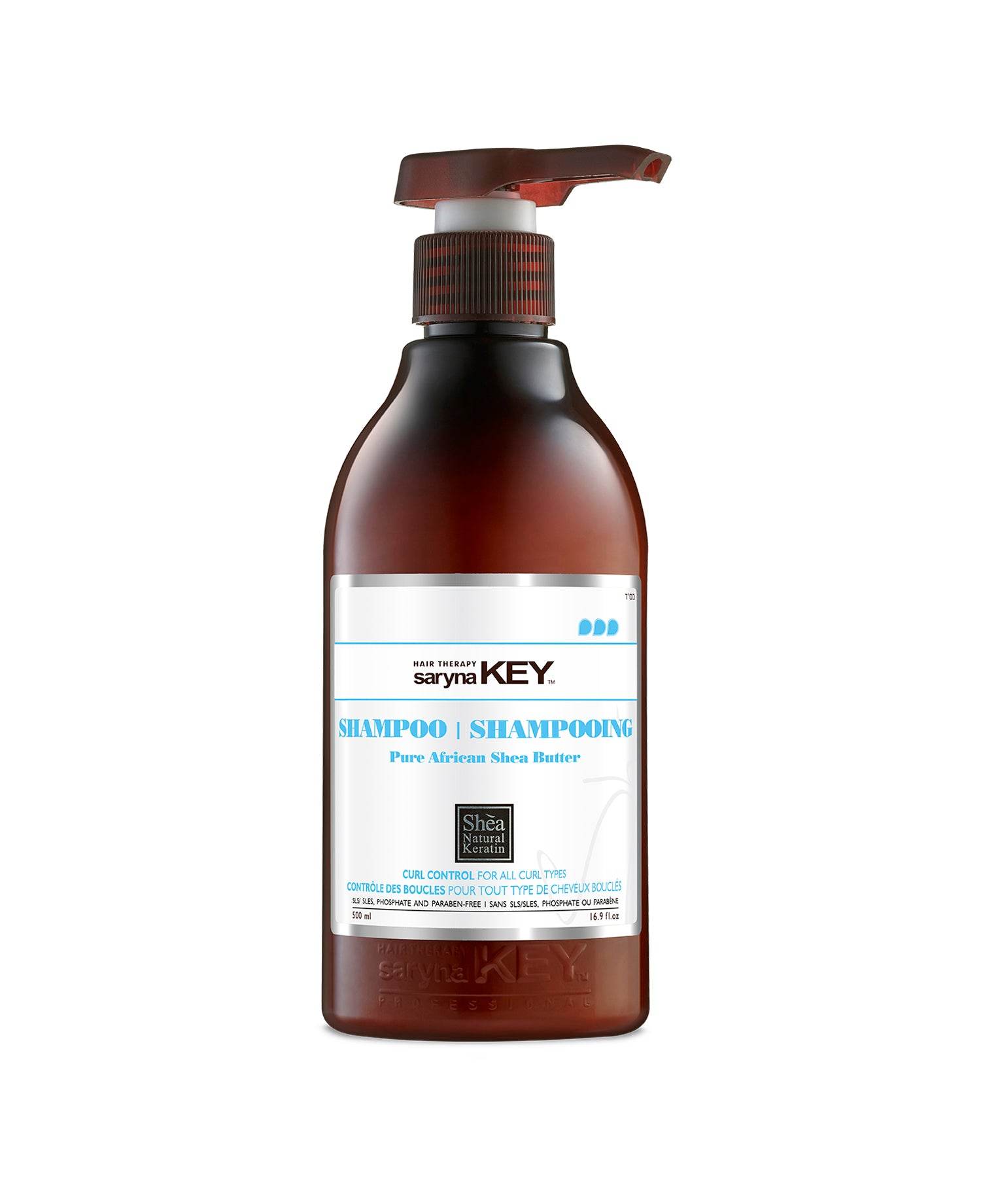 Saryna Key. shampoing cheveux bouclés au beurre de karité - Oli & Eve | Boutique capillaire végane et sans cruauté 
