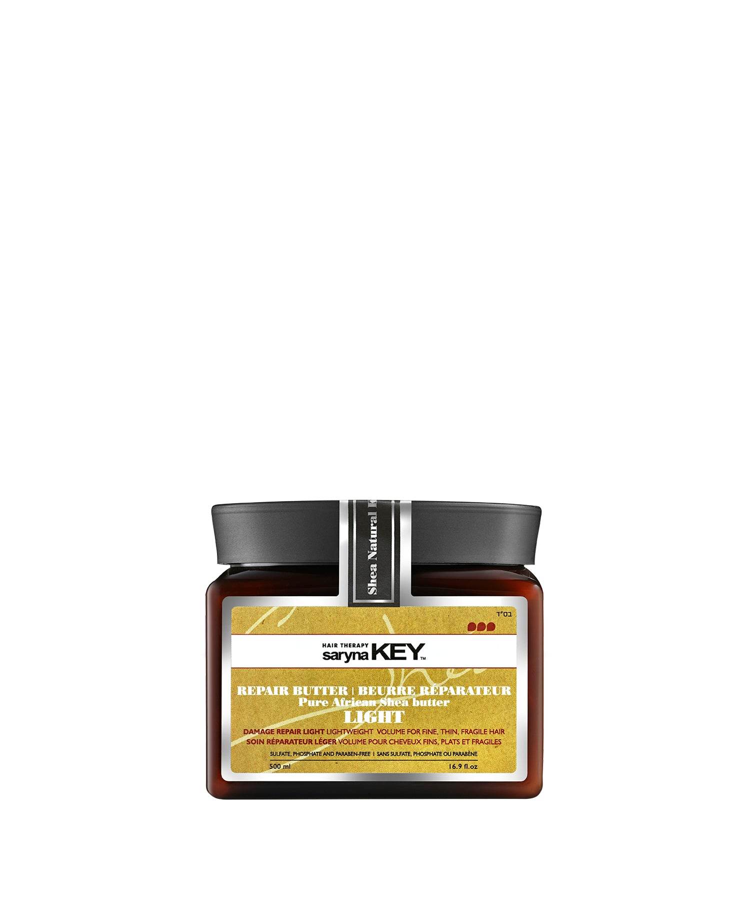Saryna Key. masque réparateur après-shampoing au beurre de karité 500 ml - Oli & Eve | Boutique capillaire végane et sans cruauté 