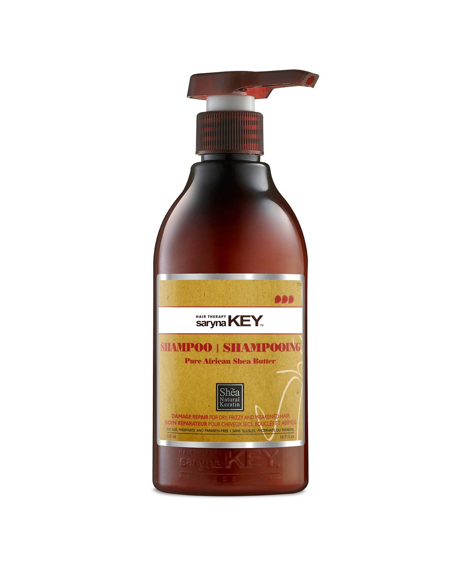 Saryna Key. shampoing réparateur au beurre de karité - Oli & Eve | Boutique capillaire végane et sans cruauté 