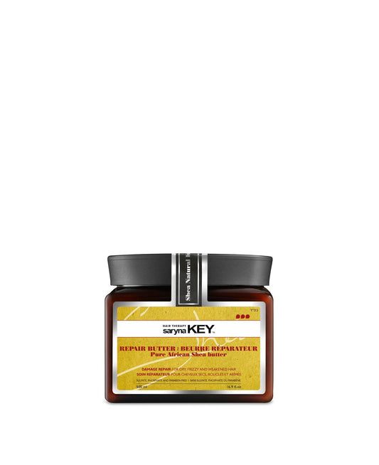Saryna Key. masque réparateur après-shampoing au beurre de karité 500 ml - Oli & Eve | Boutique capillaire végane et sans cruauté 