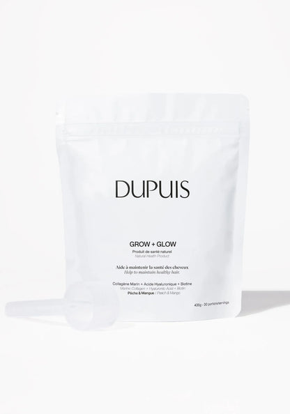 DUPUIS. grow & glow Le supplément capillaire force & éclat