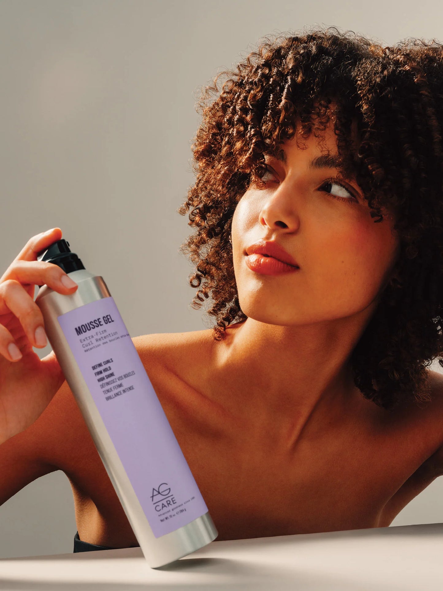 AG care. mousse gel Rétention des boucles extra-ferme