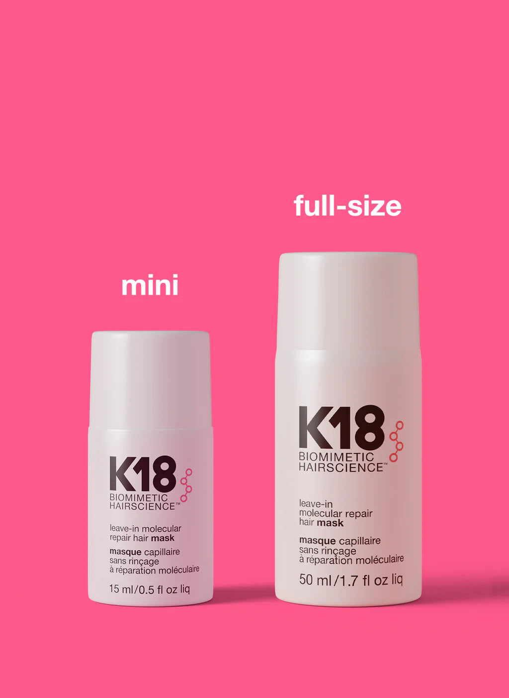 K18.  masque capillaire réparateur moléculaire sans rinçage K18peptide™