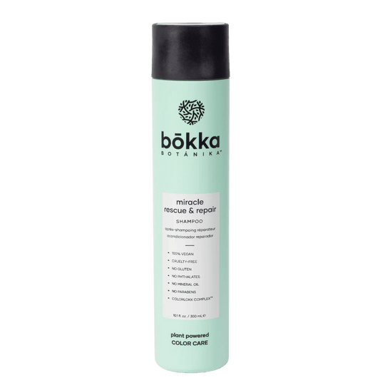 Bōkka Botanika. shampoing réparateur Miracle Rescue & Repair - Oli & Eve | Boutique capillaire végane et sans cruauté 