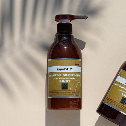 Saryna Key. shampoing réparateur léger au beurre de karité - Oli & Eve | Boutique capillaire végane et sans cruauté 