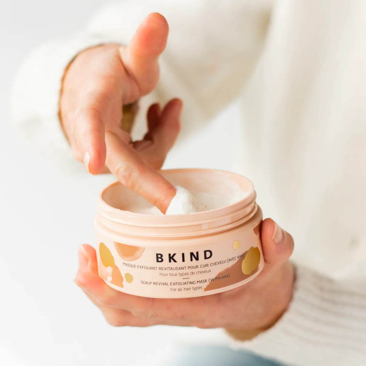 BKIND. masque exfoliant pour cuir chevelu avec AHA 200 ml - Oli & Eve | Boutique capillaire végane et sans cruauté 