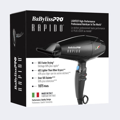 Babyliss Pro. séchoir haute performance Rapido - Oli & Eve | Boutique capillaire végane et sans cruauté 