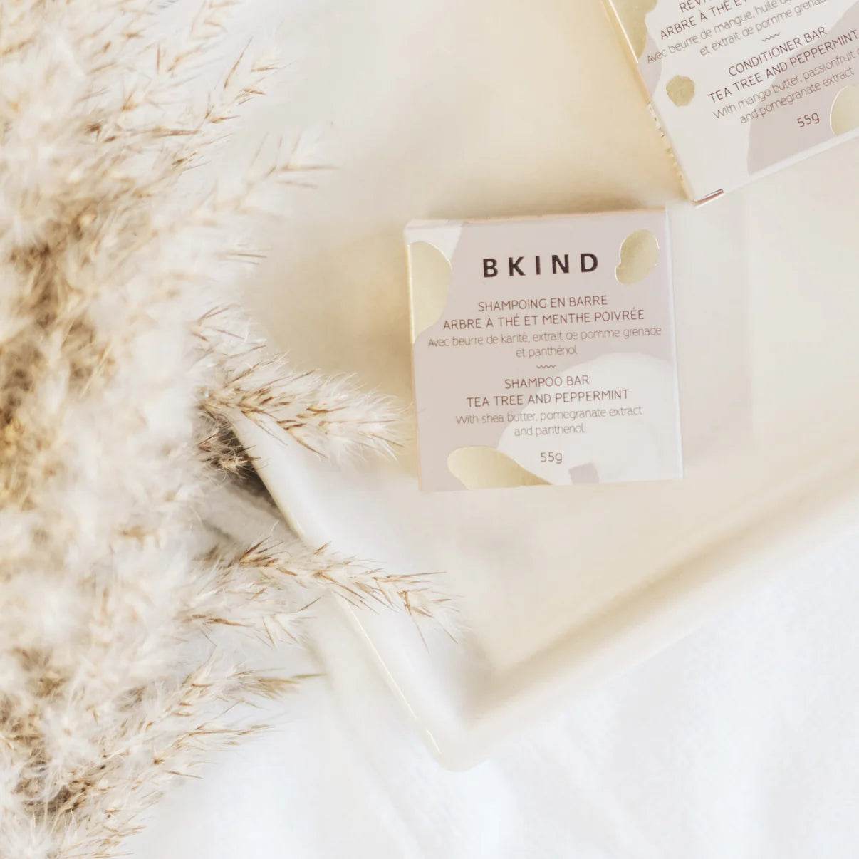 BKIND. shampoing en barre cheveux colorés ou blanc 55g - Oli & Eve | Boutique capillaire végane et sans cruauté 
