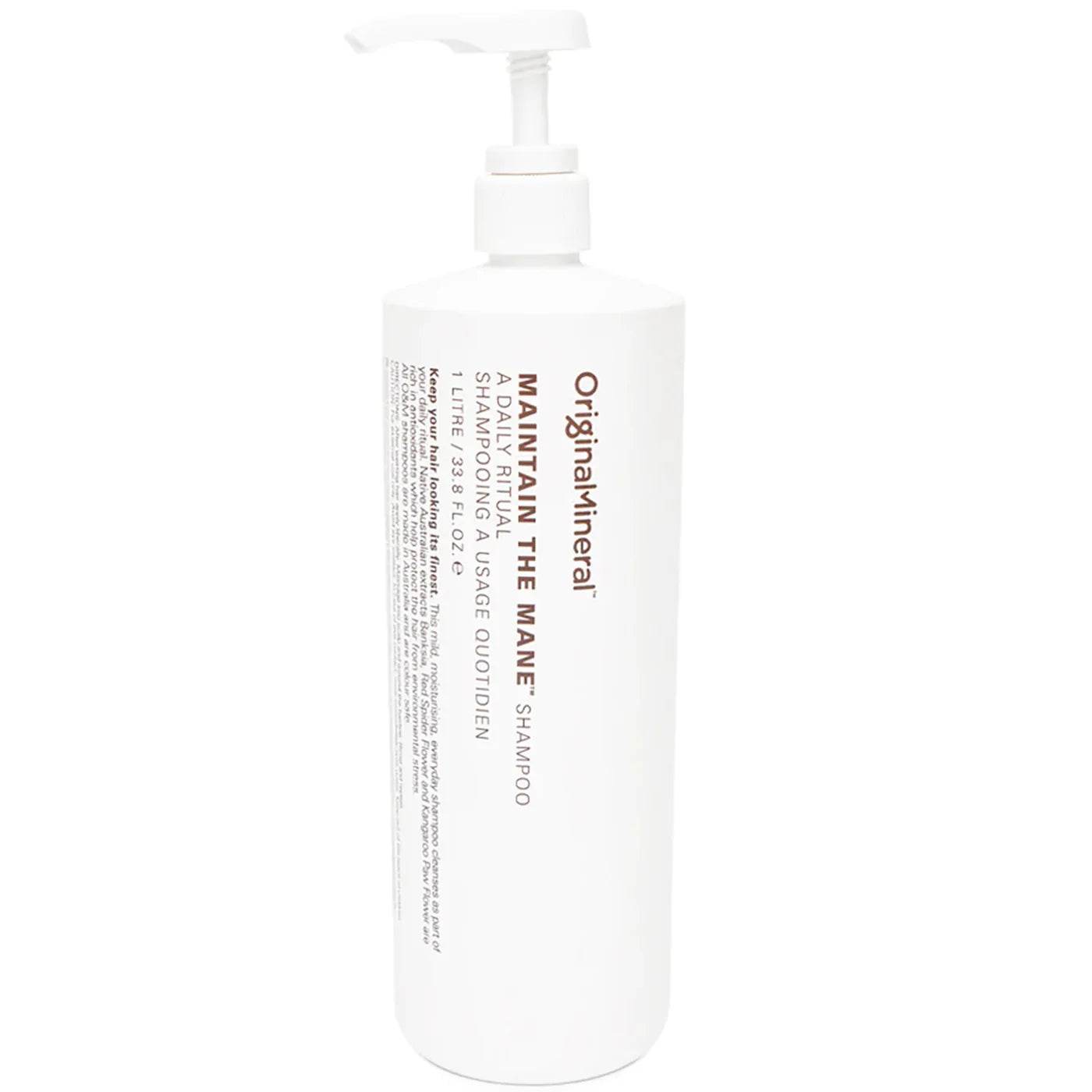 O&M Original & Mineral. shampoing hydratant cheveux normaux Maintain the Mane - Oli & Eve | Boutique capillaire végane et sans cruauté 