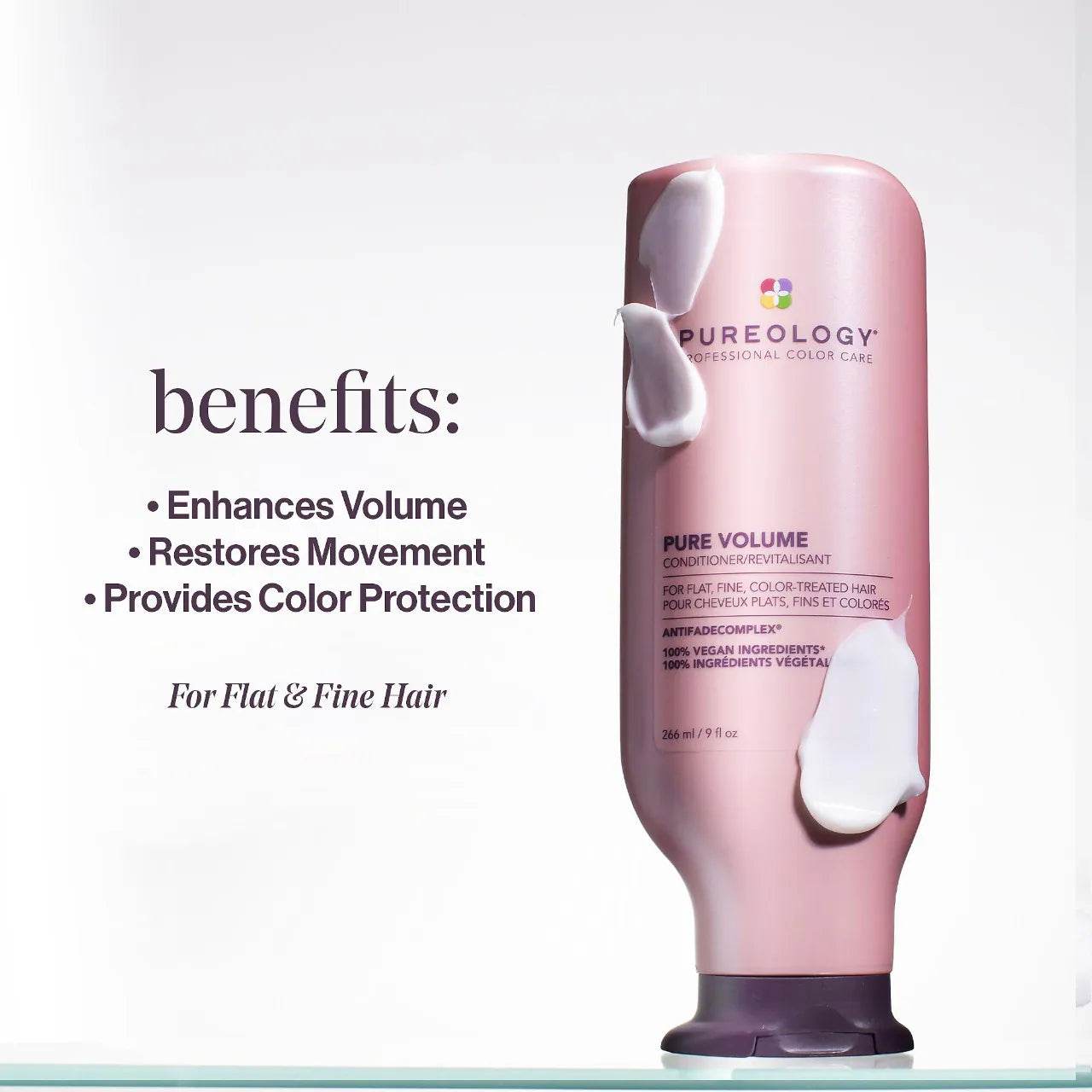 Pureology. revitalisant après-shampoing Pure volume - Oli & Eve | Boutique capillaire végane et sans cruauté 