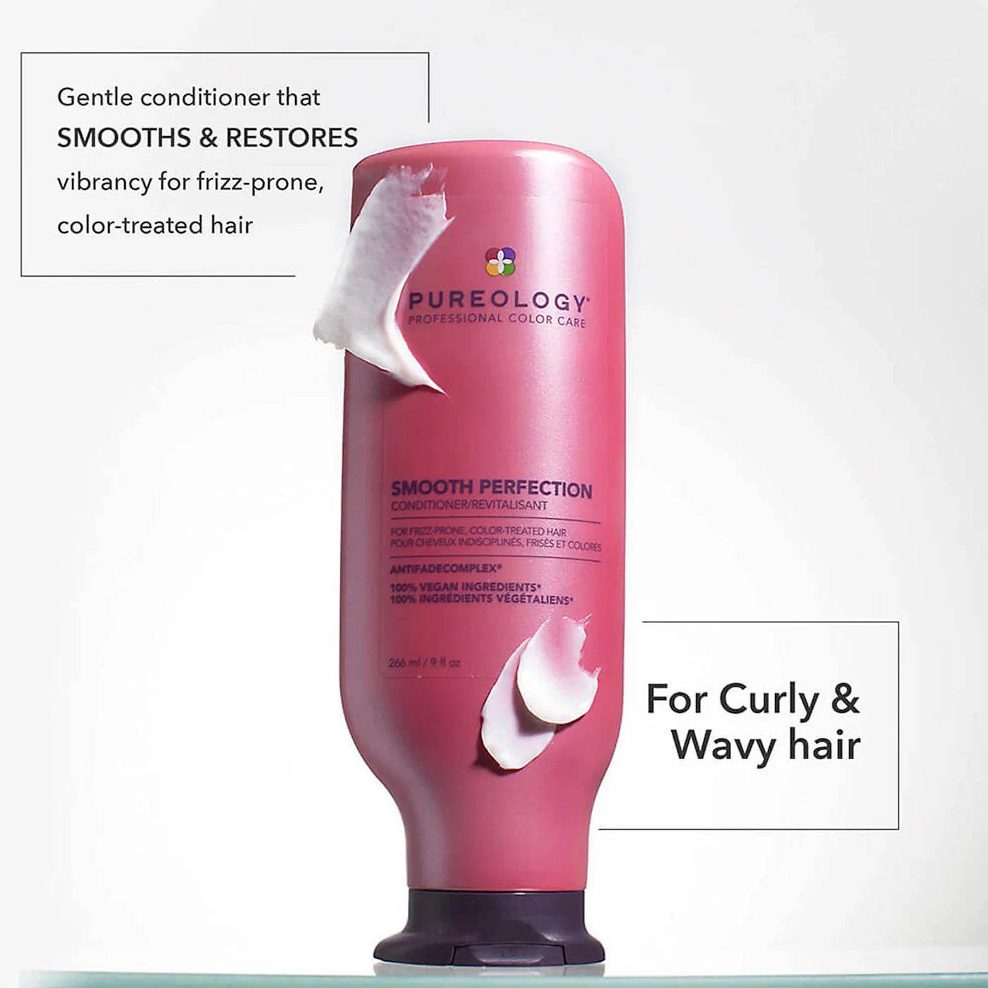 Pureology. revitalisant lissant après-shampoing Smooth perfection 266 ml - Oli & Eve | Boutique capillaire végane et sans cruauté 