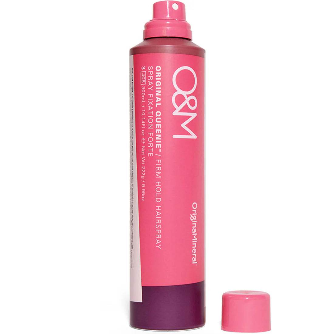 O&M Original & Mineral. spray fixation ferme Original Queenie 300 ml - Oli & Eve | Boutique capillaire végane et sans cruauté 