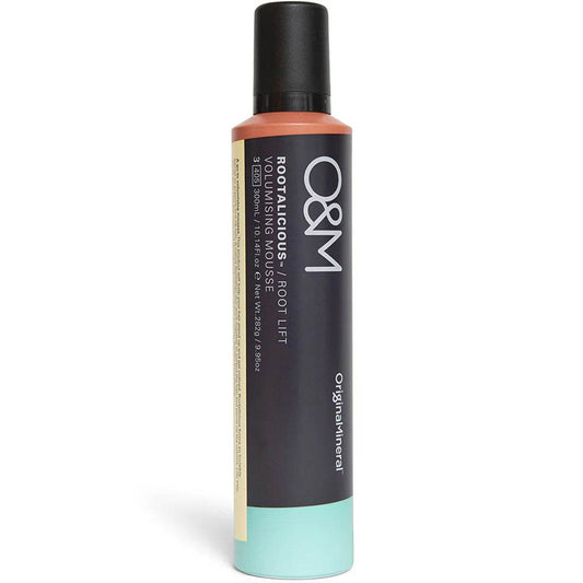 O&M Original & Mineral. mousse volumisante soulève-racine Rootalicious 300 ml - Oli & Eve | Boutique capillaire végane et sans cruauté 