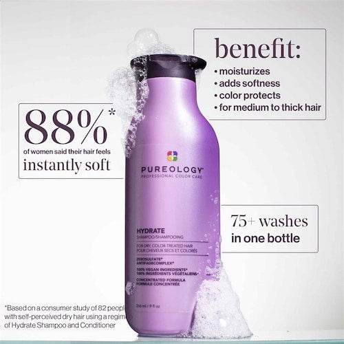 Pureology. shampoing Hydrate - Oli & Eve | Boutique capillaire végane et sans cruauté 