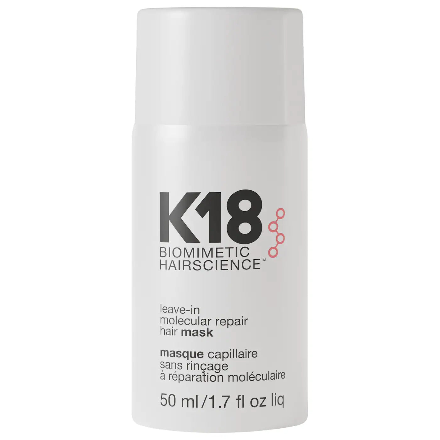 K18.  masque capillaire réparateur moléculaire sans rinçage K18peptide™