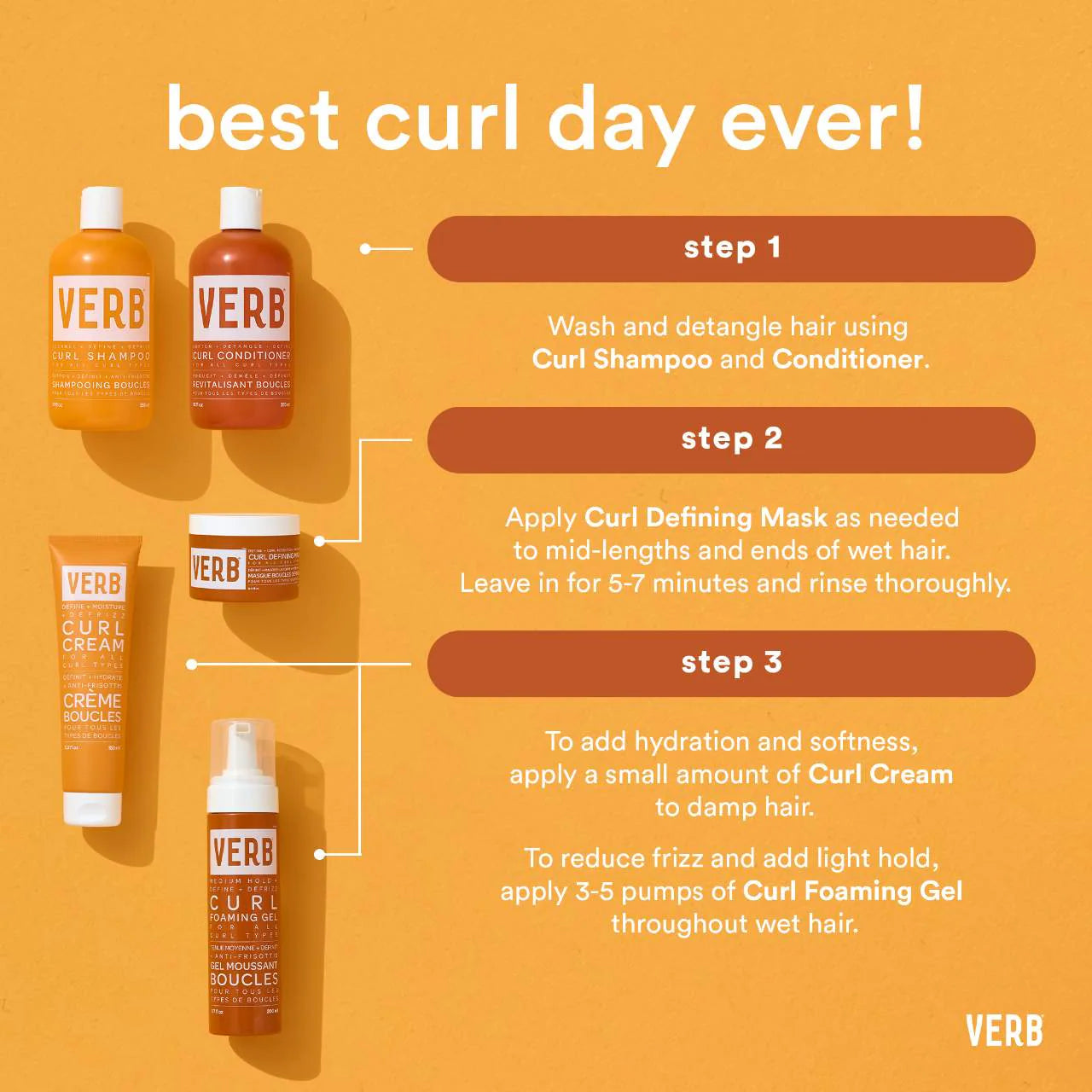 Verb. shampoing boucles