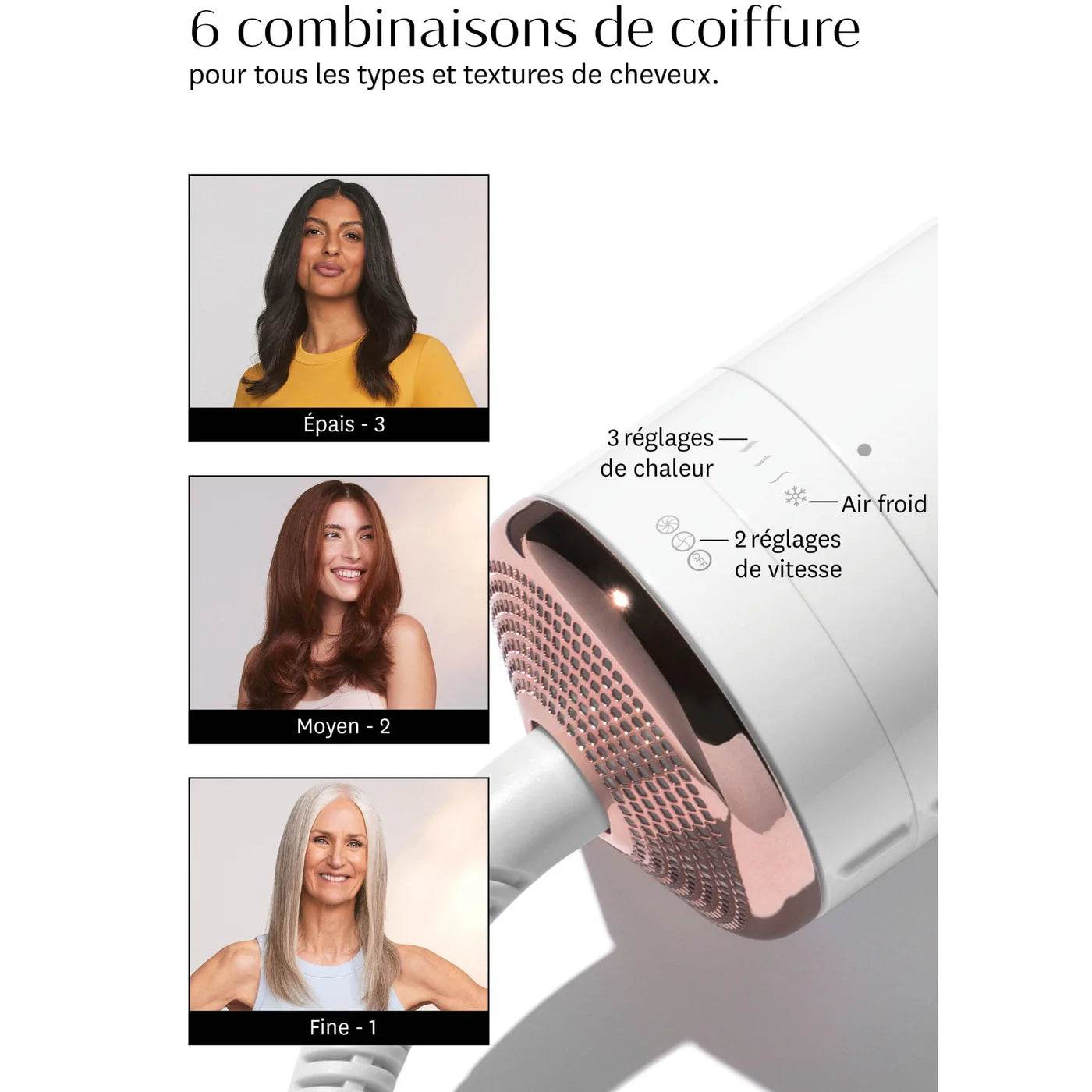 T3. brosse-séchoir Airebrush (ovale) - Oli & Eve | Boutique capillaire végane et sans cruauté 