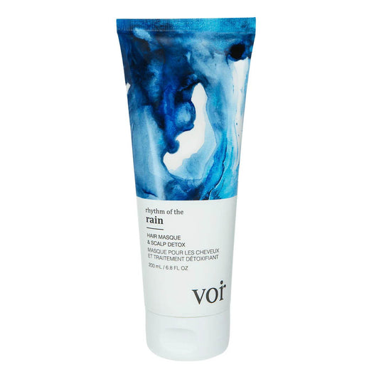 Voir. Masque détoxifiant pour cheveux et cuir chevelu Rythm of the Rain - Oli & Eve | Boutique capillaire végane et sans cruauté 